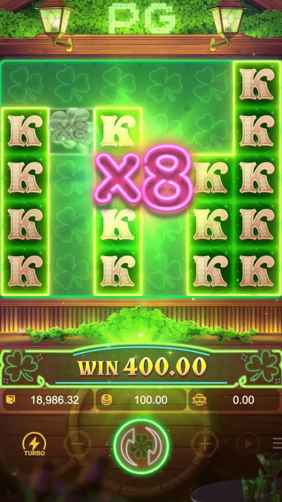 lucky clover lady multiplier symbol