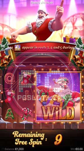 Santas Gift Rush freespins